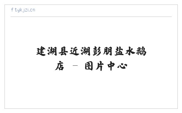 建湖县近湖彭朋盐水鹅店 缩略图